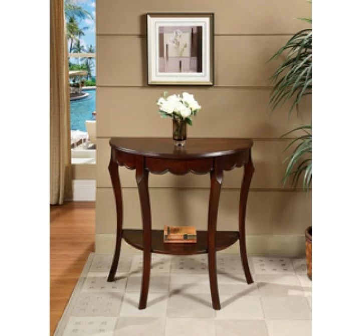 All Things Cedar Half Moon Console Table