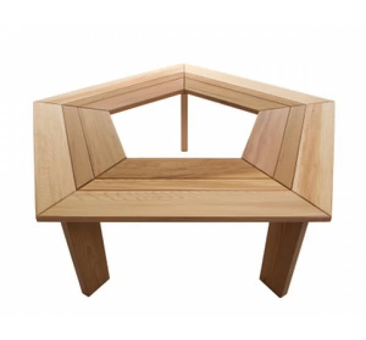 All Things Cedar 5-Sided Tree Bench