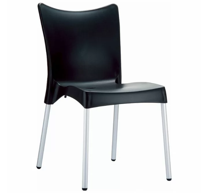 Compamia Juliette Resin Dining Chair Black - Set of 2