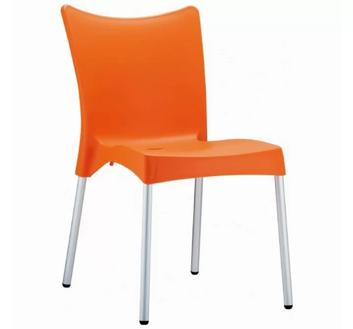 Compamia Juliette Resin Dining Chair Orange - Set of 2