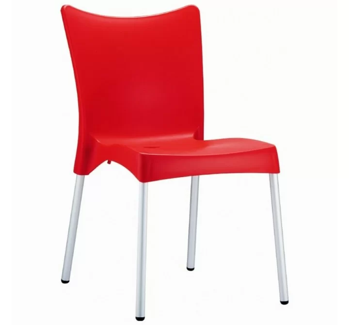Compamia Juliette Resin Dining Chair Red - Set of 2