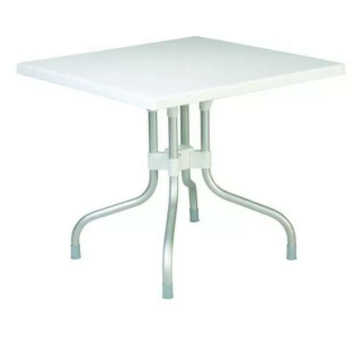 Compamia Forza Square Folding Table 31 inch White