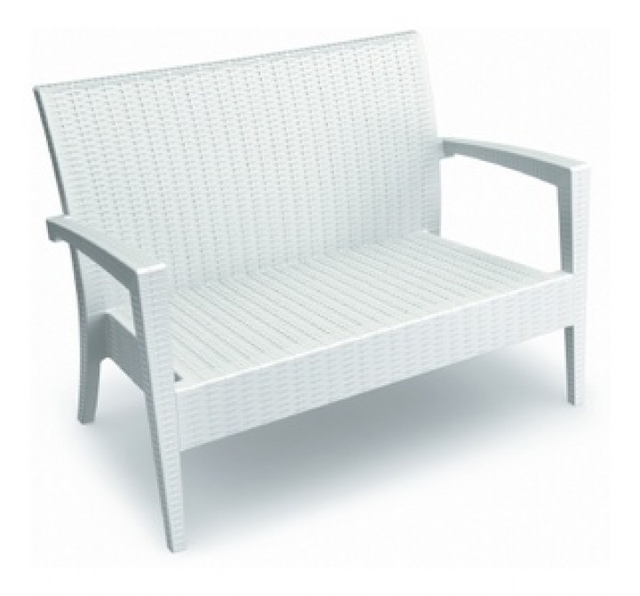 Compamia Miami Resin Loveseat White