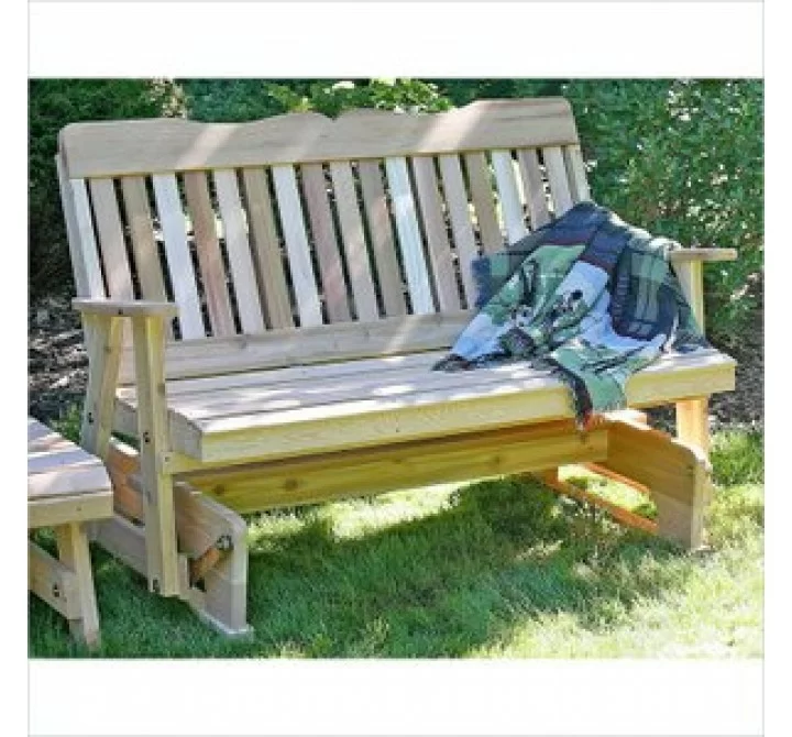 Creekvine Designs 2-Inch Cedar Countryside Rocking Glider