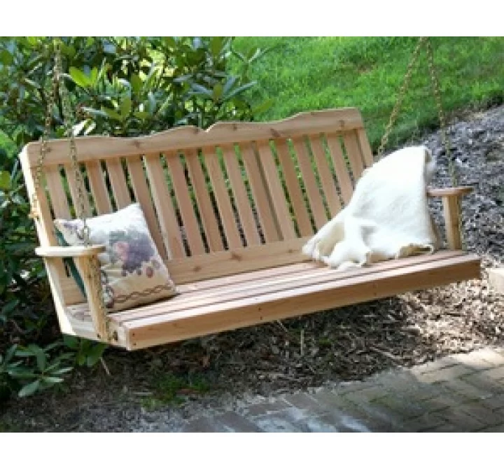 Creekvine Designs 6' Cedar Countryside Porch Swing