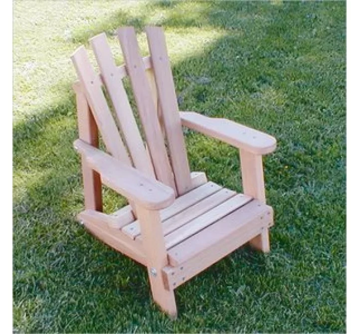 Creekvine Designs Cedar Child Size Wide Slat Adirondack Chair