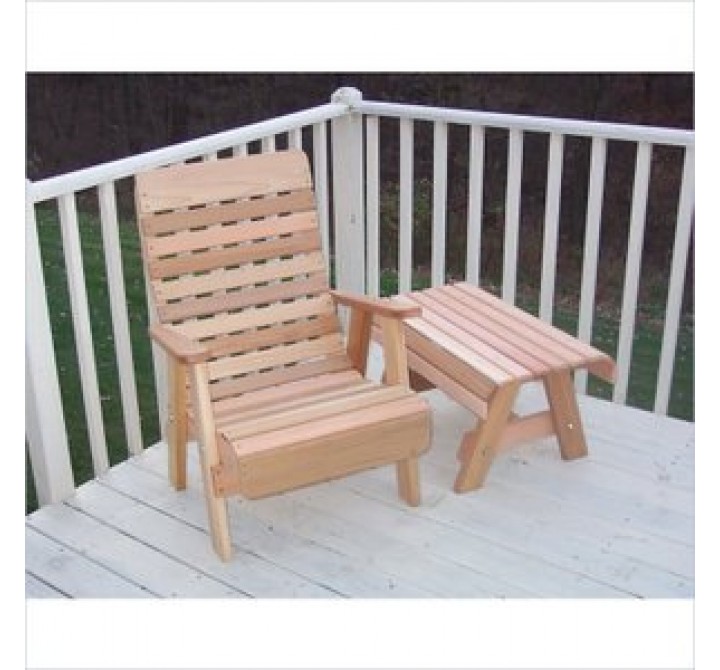 Creekvine Designs Cedar Twin Ponds Chair and Table Set