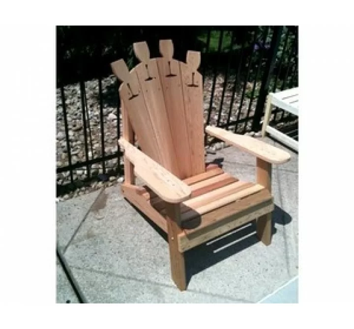 Creekvine Designs Cedar Wine Glass Adirondack Chair