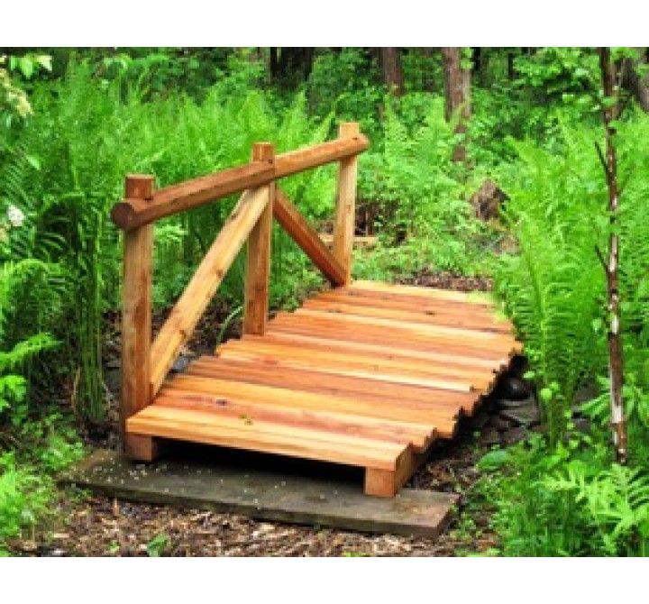 Creekvine Designs 8' Cedar Trail Bridge