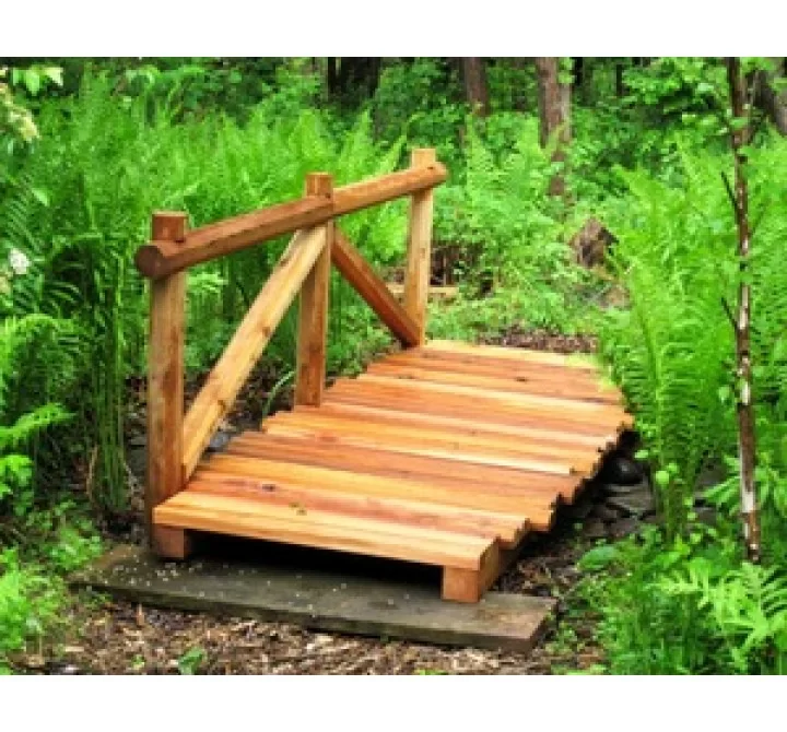 Creekvine Designs 8' Cedar Trail Bridge