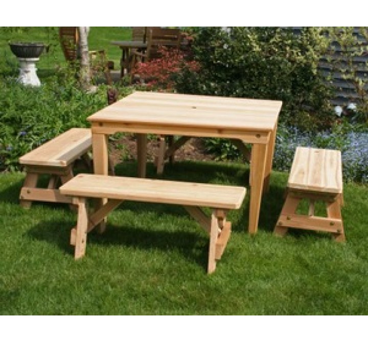 Creekvine Designs Cedar Social Dining Set