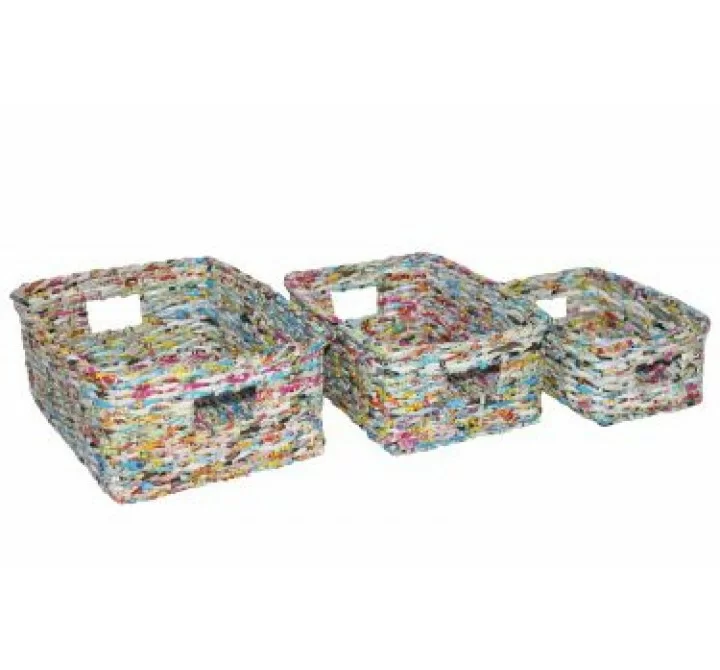 Screen Gems Recycled Wastebin - Set of 3