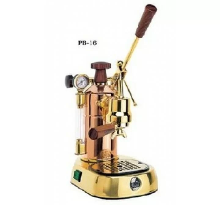 La Pavoni Model PB-16 Capuccino Machine In Copper/Brass