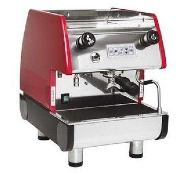 La Pavoni PUB Espresso Machine 1V-R 1 Group Volumetric in Red