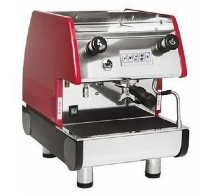 La Pavoni PUB Espresso Machine 1V-R 1 Group Volumetric in Red