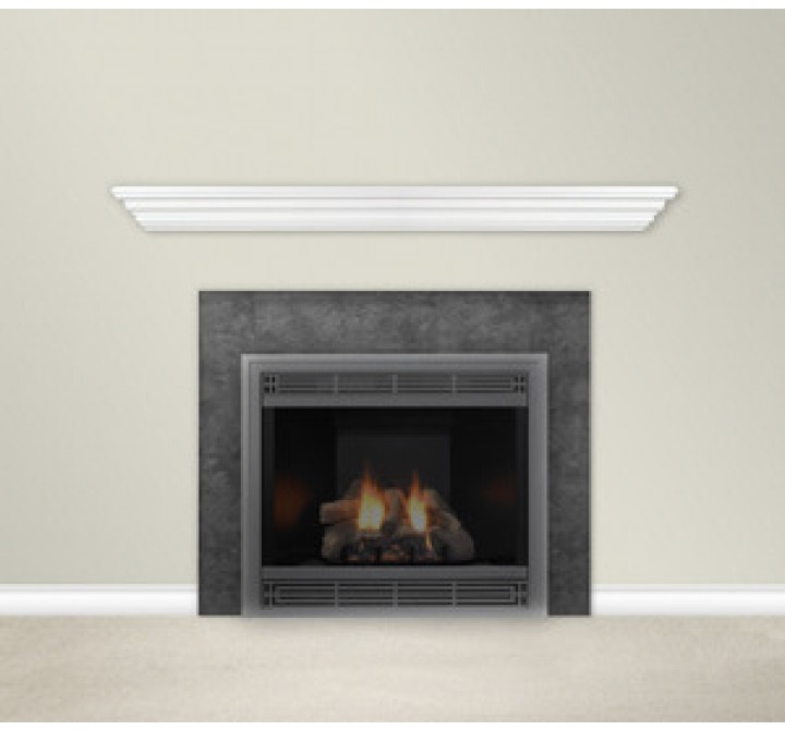 Empire Comfort Systems 60-Inch Finished White Mantel Shelf
