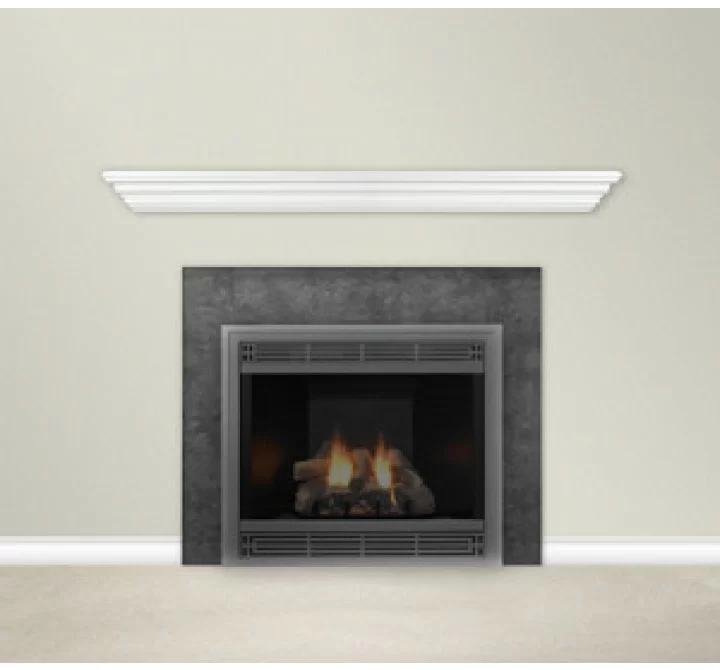 Empire Comfort Systems 60-Inch Finished White Mantel Shelf
