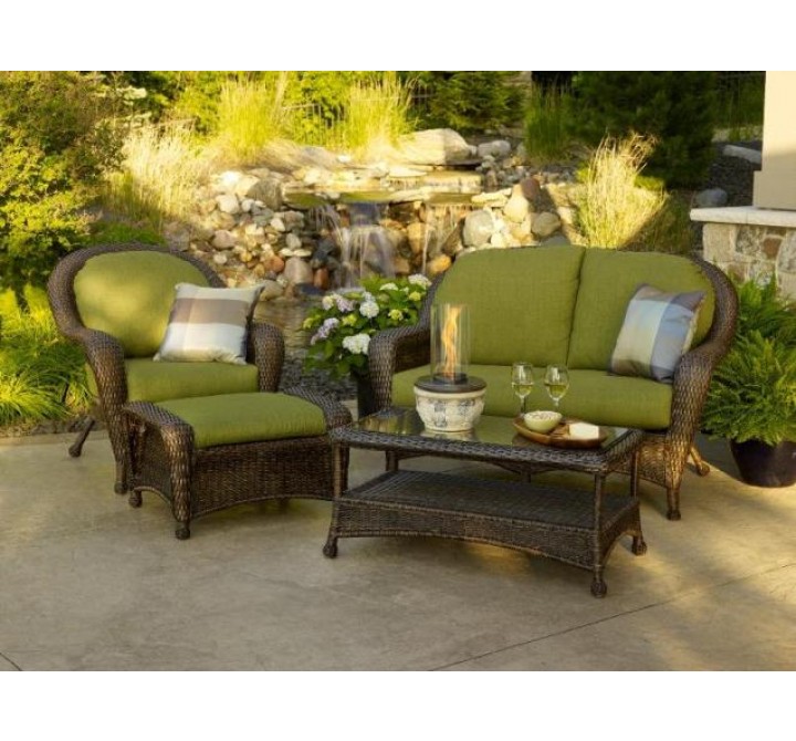 Outdoor Greatroom Company Balsam Coffee Table - Lifestyle