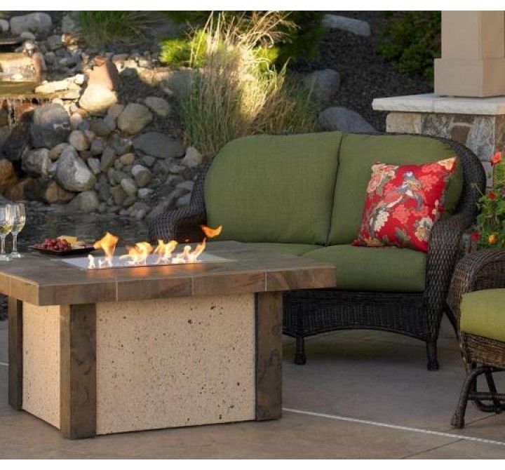 Outdoor Greatroom Company Balsam Outdoor Furniture Collection - Loveseat - Lifestyle