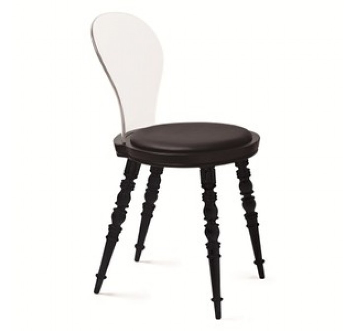 Stilnovo The Johan with Black/Clear Legs