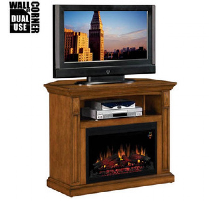 Fireside America Classic Flame 26 Inches Fairmont Corner and Wall Media Fireplace