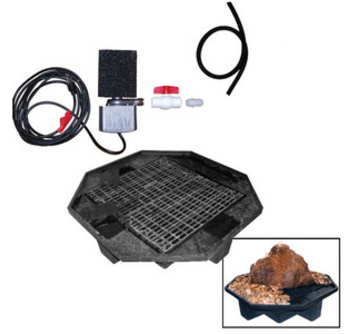 Fireside America Hargrove Outdoor 40 Inches Pond-Less Kit With One Outlet - Kit Only