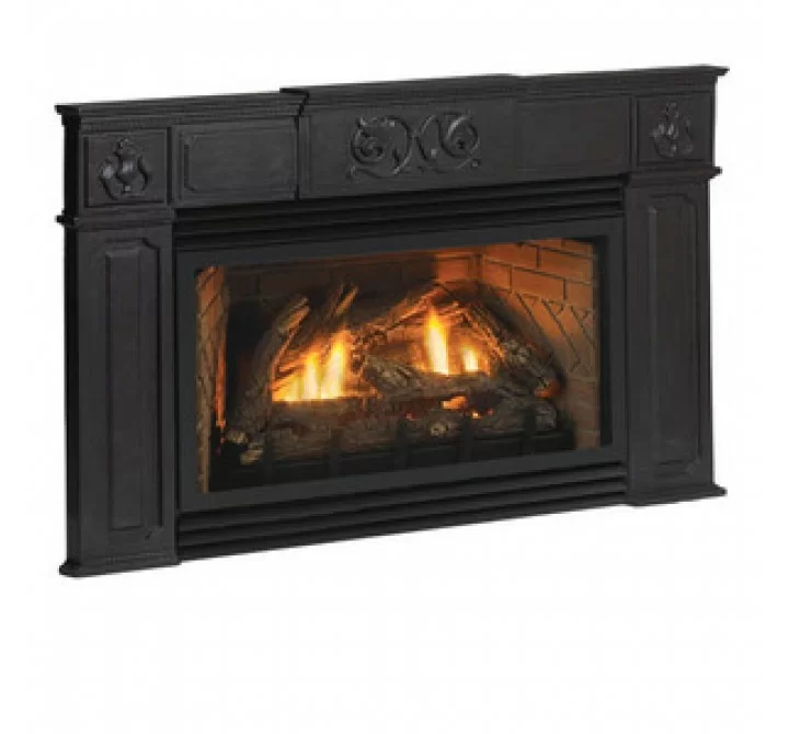 Fireside America White Mountain Innsbrook Traditional Surround - Matte Black
