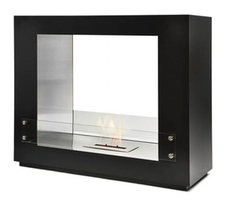 Fireside America Sek Free Standing See Thru Fireplace With Glass