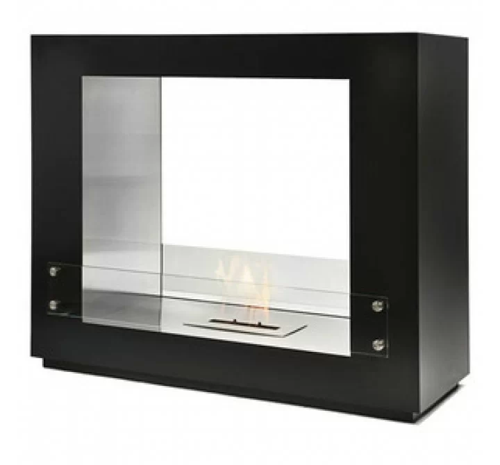 Fireside America Sek Free Standing See Thru Fireplace With Glass