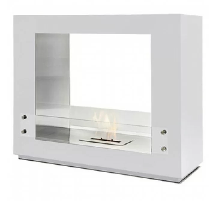 Fireside America Sek Free Standing See Thru Fireplace With Glass