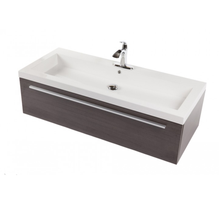 Stilnovo he Namur Wall Mount Sink Cabinet with One Drawer