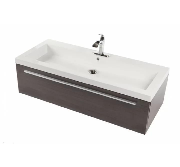 Stilnovo he Namur Wall Mount Sink Cabinet with One Drawer