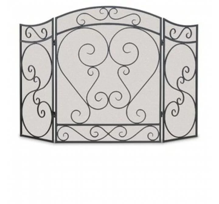 Fireside America Napa Forge 3 Panel Country Scroll Screen