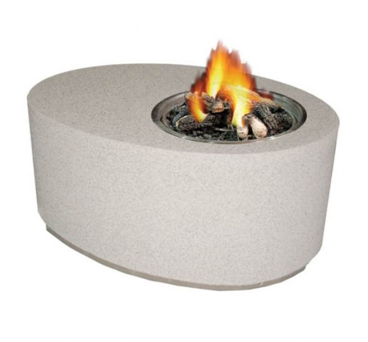 Fireside America Oval Gas Fire Pit - NA