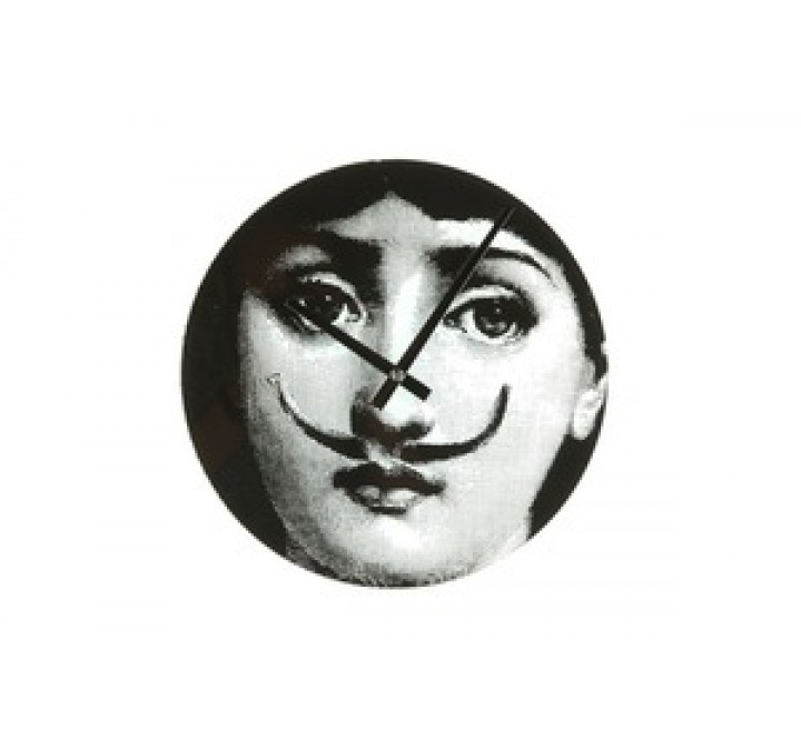 Stilnovo Mid Century Girl Moustache Clock