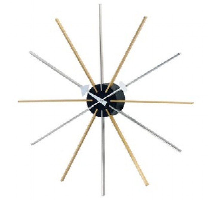 Stilnovo George Nelson Star Clock - Gold