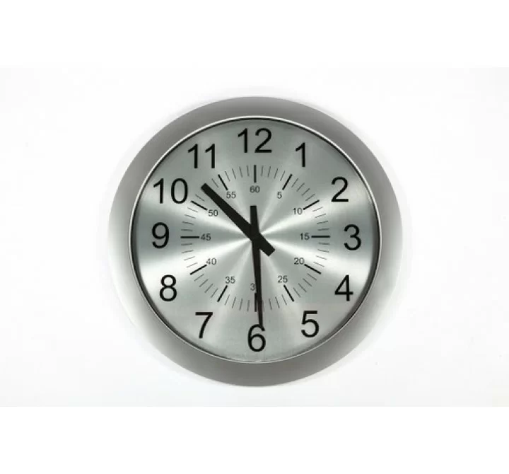 Stilnovo George Nelson Verichron Slim Clock - Silver