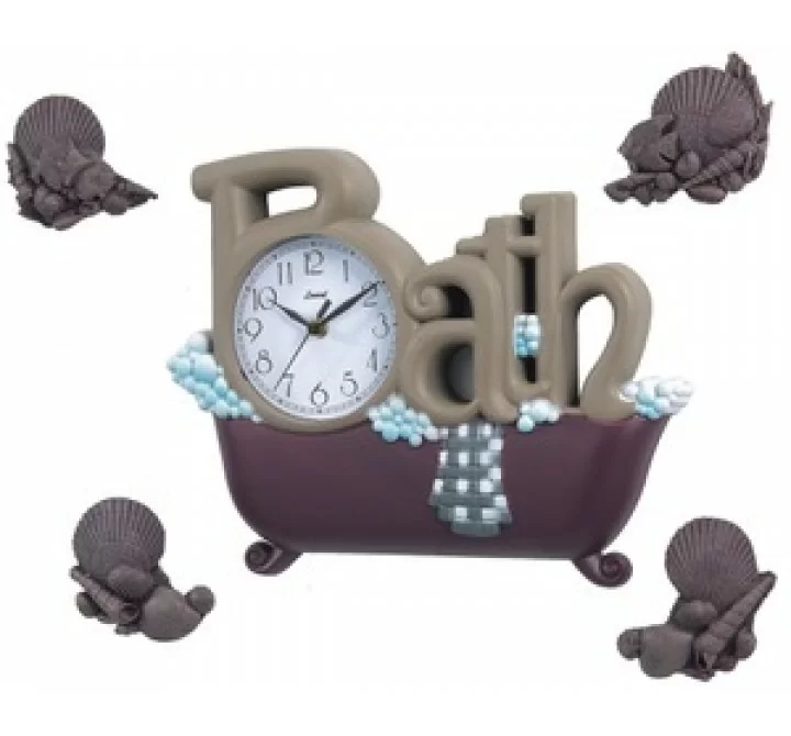 Stilnovo The Bath Clock with Four Shells - Burgundy