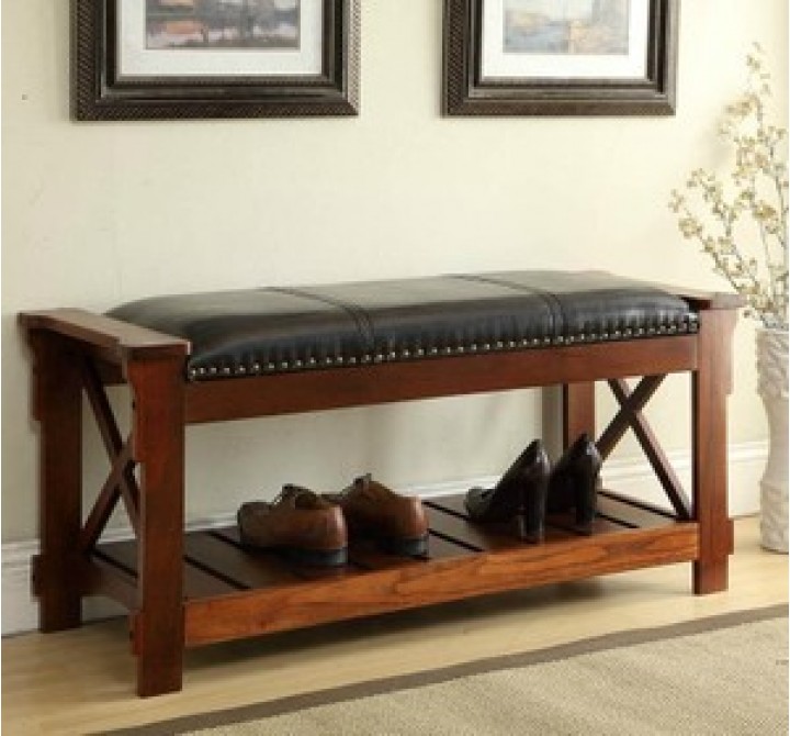 All Things Cedar Entryway Bench - Lifestyle