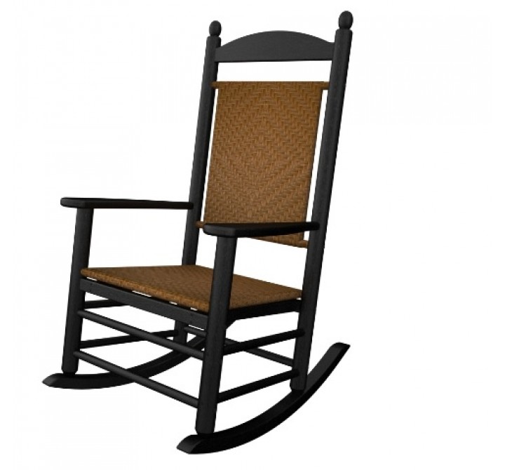 Poly-Wood Jefferson Rocker Tigerwood
