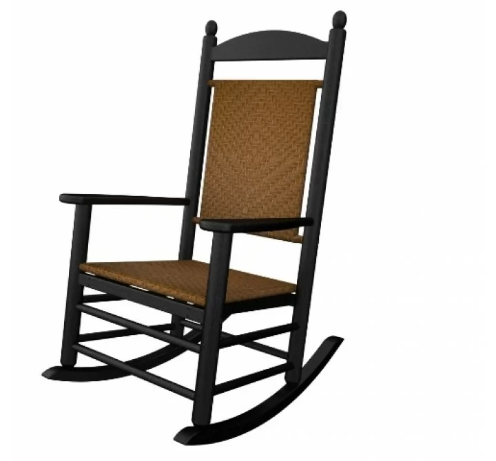 Poly-Wood Jefferson Rocker Tigerwood