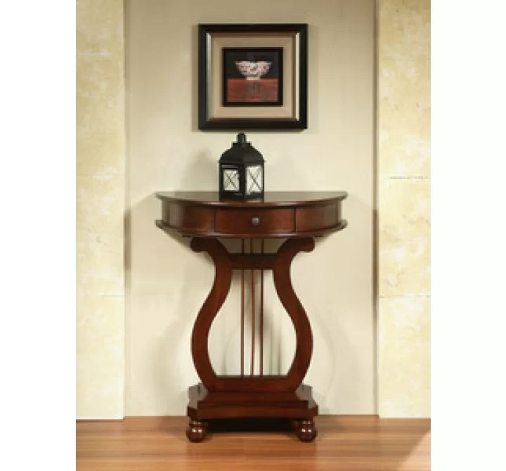 All Things Cedar Half Moon Harp Table