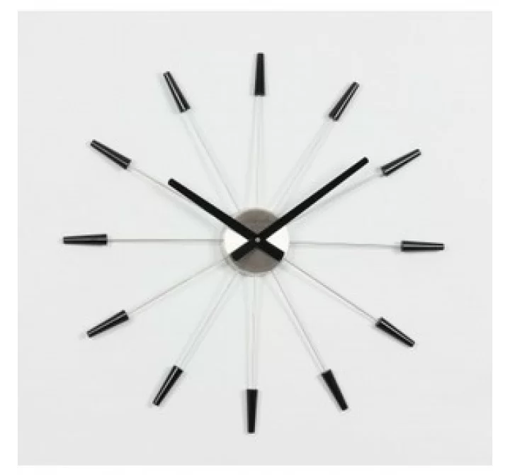 Stilnovo The Daphne Clock - Black/Silver