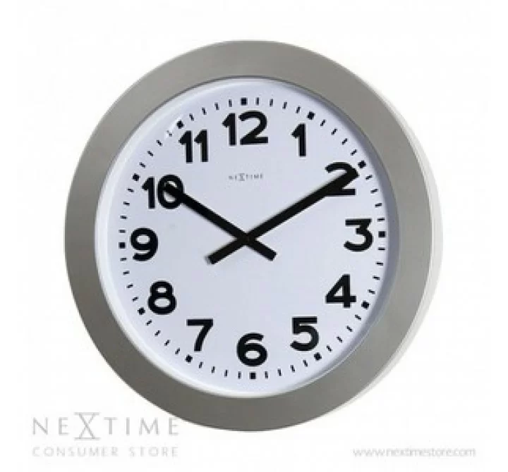 Stilnovo Morris Clock - Silver