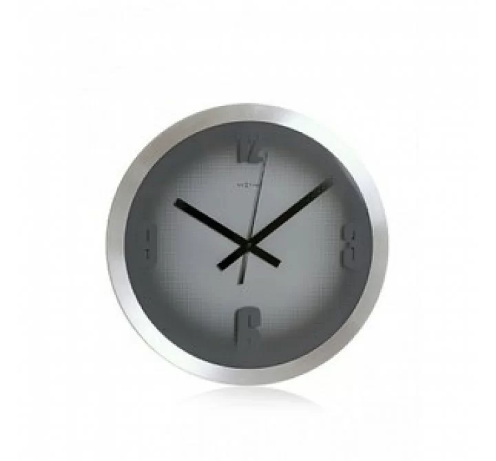 Stilnovo The Slim and Shady Wall Clock - Silver