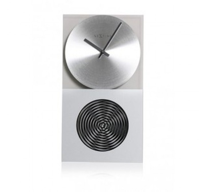Stilnovo The Moray Clock - Glass/Silver