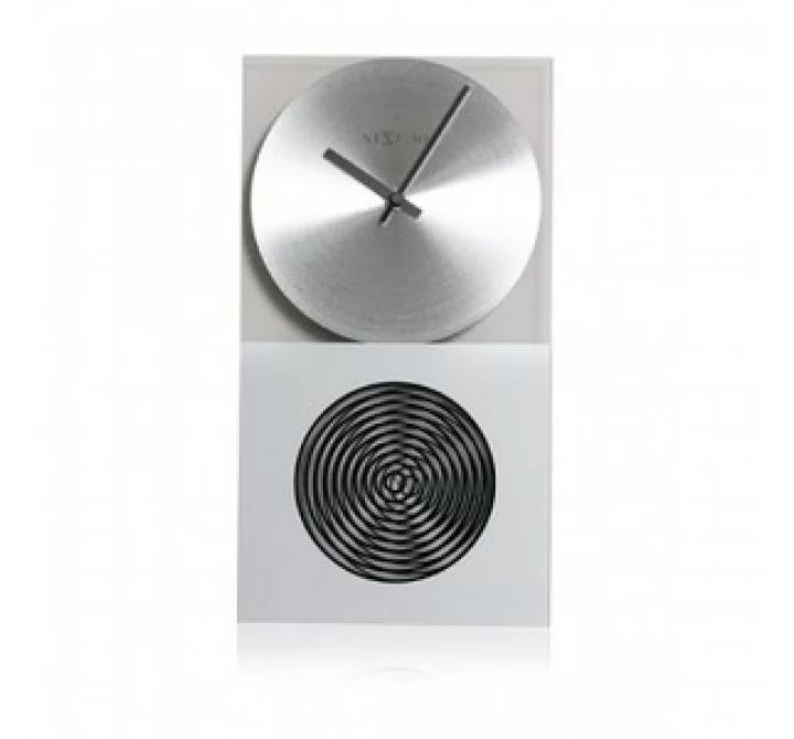 Stilnovo The Moray Clock - Glass/Silver