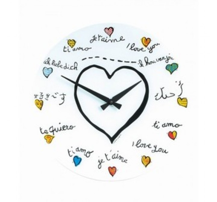 Stilnovo The Loving You Wall Clock - Glass