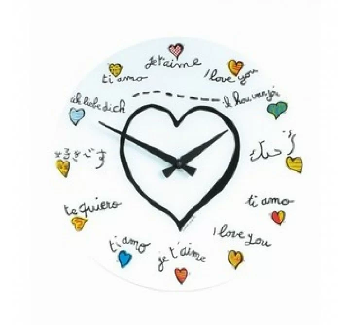 Stilnovo The Loving You Wall Clock - Glass