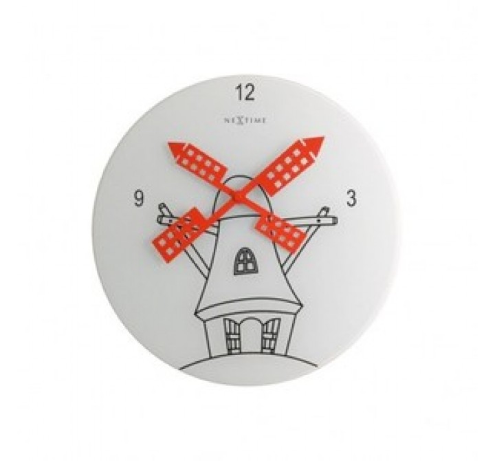 Stilnovo  The Windmill Wall Clock - White